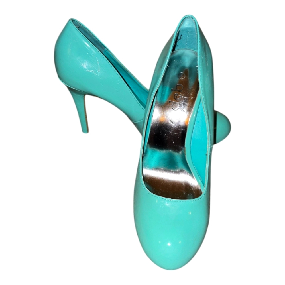 DEB- Women's 4in stiletto high heel color- teal Sz- 8
